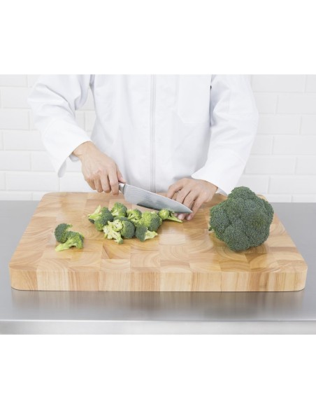 Planche à découper en bois Vogue 610x455 mm - Qualité alimentaire