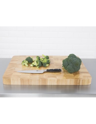 Planche à découper en bois Vogue 610x455 mm - Qualité alimentaire