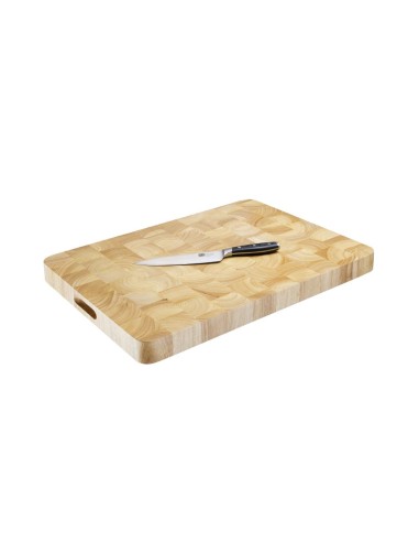 Planche à découper en bois Vogue 610x455 mm - Qualité alimentaire