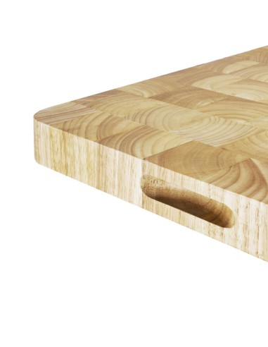 Planche à découper en bois Vogue 610x455 mm - Qualité alimentaire
