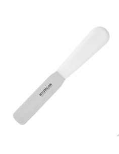Couteau spatule droit Hygiplas blanc 100mm - 10 cm