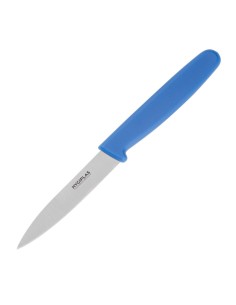 Couteau d'office Hygiplas bleu 75 mm - coupe poisson cru