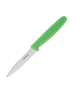 Couteau d office Hygiplas vert 7,5 cm - 20g