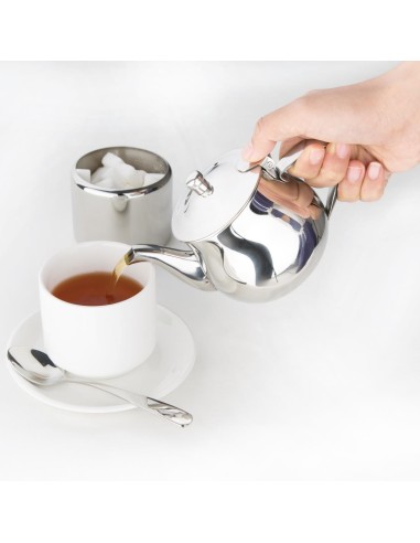 Théière marocaine Olympia 350 ml en inox - Élégance et praticité