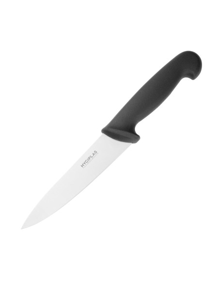 Couteau de cuisine Hygiplas noir 160mm - Chef professionnel