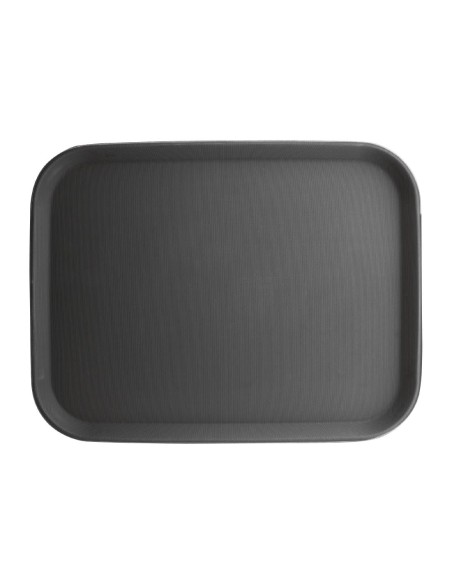 Plateau antidérapant Olympia Kristallon 356x457 mm - Noir