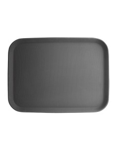 Plateau antidérapant Olympia Kristallon 380 × 510 mm - Noir