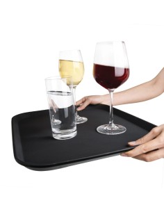 Plateau antidérapant Olympia Kristallon 356x457 mm - Noir 2