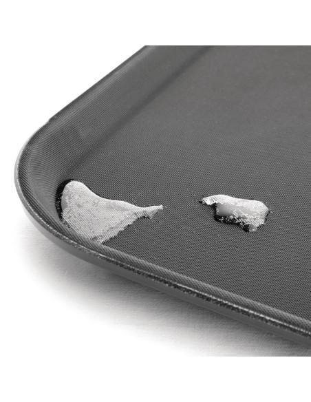 Plateau antidérapant Olympia Kristallon 380 × 510 mm - Noir