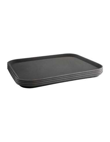 Plateau antidérapant Olympia Kristallon 356x457 mm - Noir
