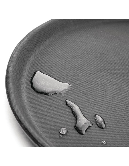 Plateau antidérapant Olympia Kristallon rond noir 356 mm
