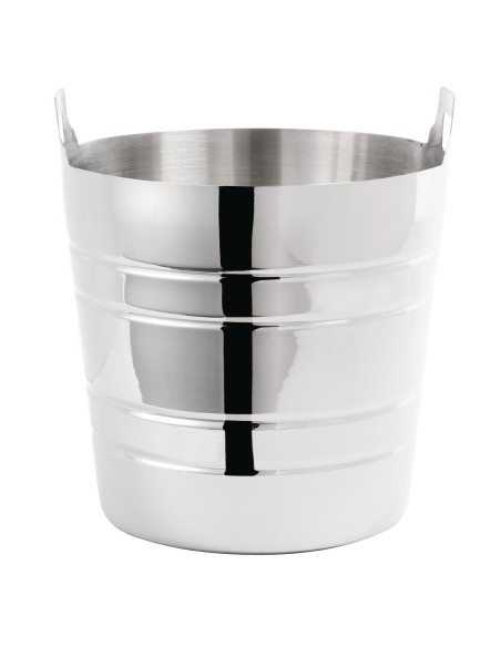 Seau à vin et champagne inox poli Olympia - 4,9 L