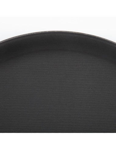Plateau antidérapant Olympia Kristallon rond noir 356 mm
