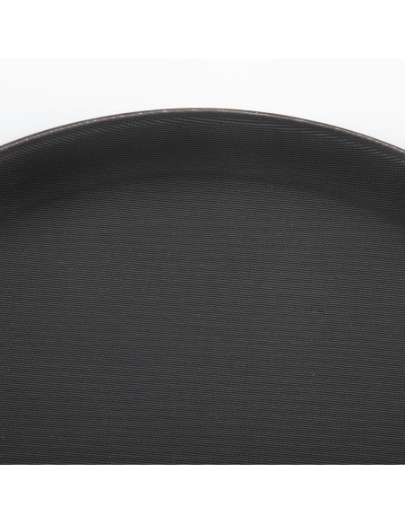 Plateau antidérapant Olympia Kristallon rond noir 356 mm