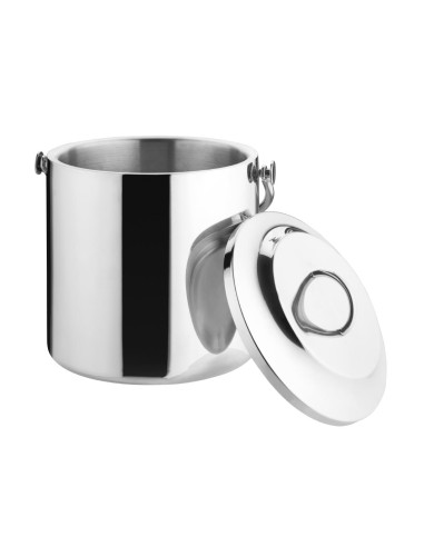 Seau à glace isotherme Olympia - 3,3 L inox