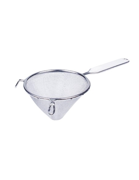 Passoire conique étamée 140mm - Manche polypropylène