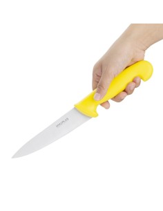Couteau de cuisine Hygiplas jaune 155mm - Chef 2