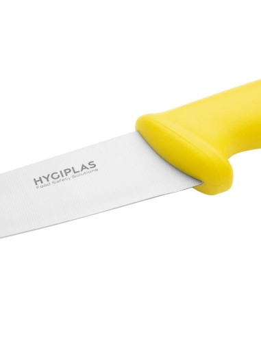 Couteau de cuisine Hygiplas jaune 155mm - Chef