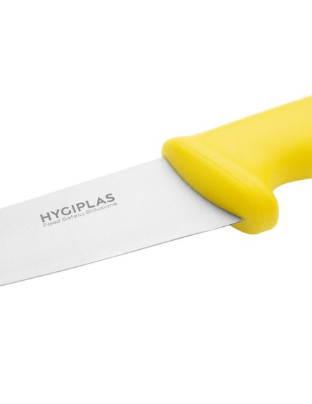 Couteau de cuisine Hygiplas jaune 155mm - Chef