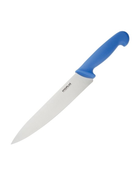 Couteau de cuisine Hygiplas bleu 218mm - chef