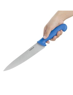 Couteau de cuisine Hygiplas bleu 218mm - chef 2