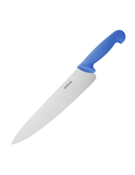Couteau de cuisine Hygiplas bleu 255mm - Chef professionnel
