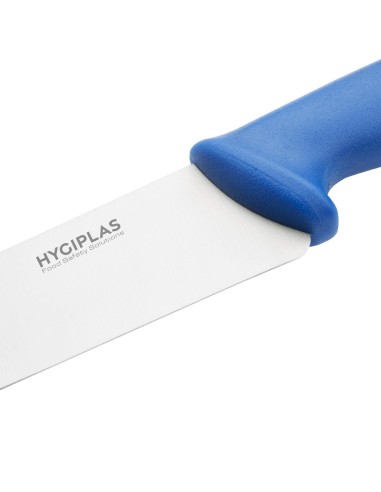 Couteau de cuisine Hygiplas bleu 218mm - chef