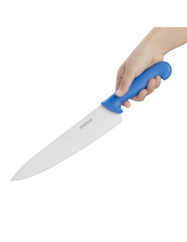 Couteau de cuisine Hygiplas bleu 255mm - Chef professionnel