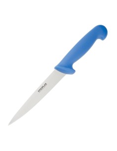 Couteau à filet Hygiplas bleu 150mm - acier inoxydable