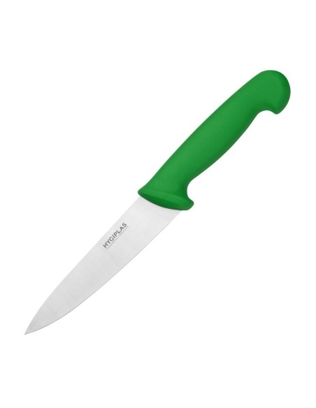 Couteau de cuisine Hygiplas vert 155mm - 130g