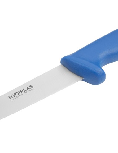 Couteau à filet Hygiplas bleu 150mm - acier inoxydable