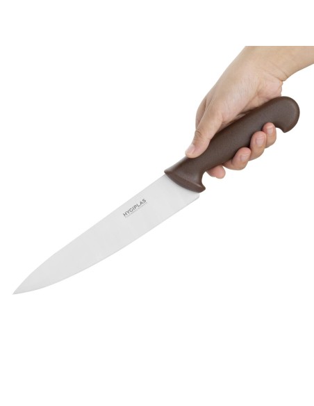 Couteau de cuisine Hygiplas marron 218mm - 21,8 cm