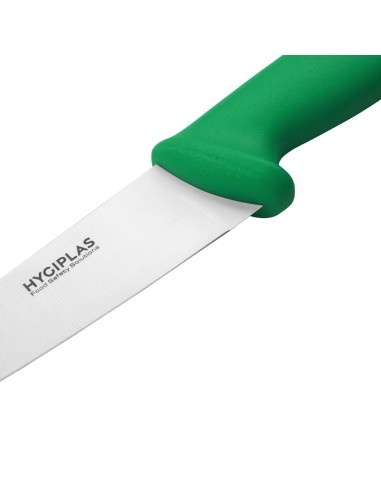 Couteau de cuisine Hygiplas vert 155mm - 130g