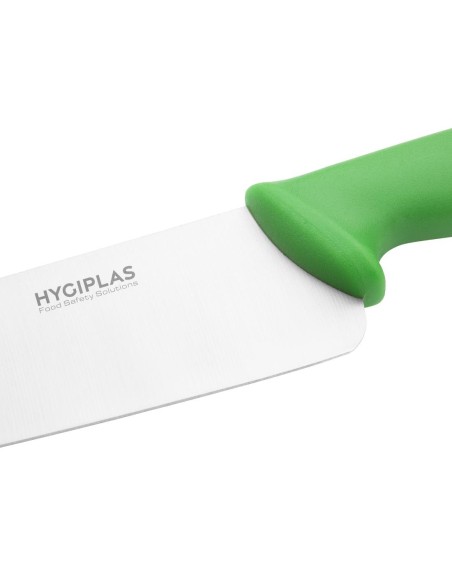 Couteau de cuisine Hygiplas vert 255mm - 190 g