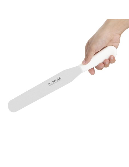 Couteau spatule droit Hygiplas blanc 203mm - 60g