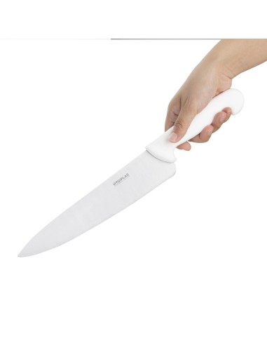 Couteau de cuisine Hygiplas blanc 255mm - Chef professionnel