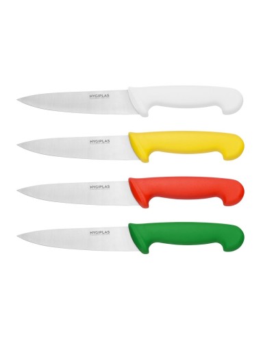 Couteau de cuisine Hygiplas vert 155mm - 130g