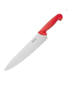 Couteau de cuisine Hygiplas rouge 255mm - Chef