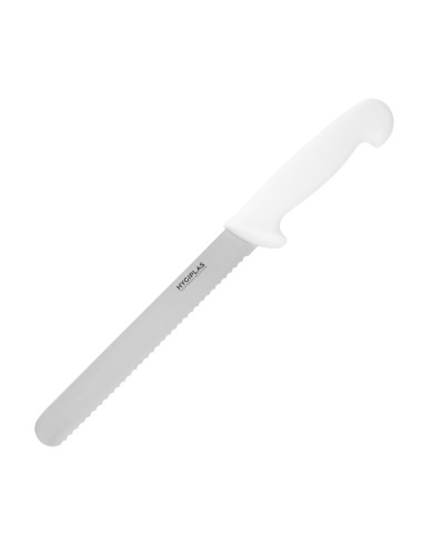 Couteau à pain Hygiplas blanc 203mm - 100g