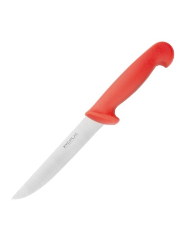Couteau à désosser Hygiplas rouge 152 mm - 110 g