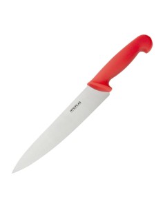 Couteau de cuisine Hygiplas rouge 218 mm - chef