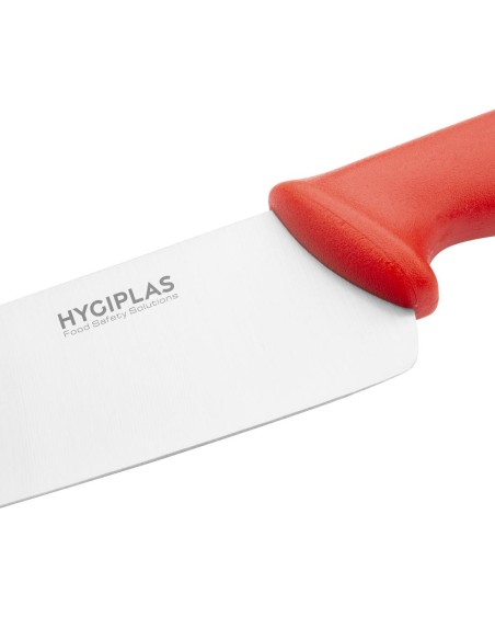 Couteau de cuisine Hygiplas rouge 255mm - Chef