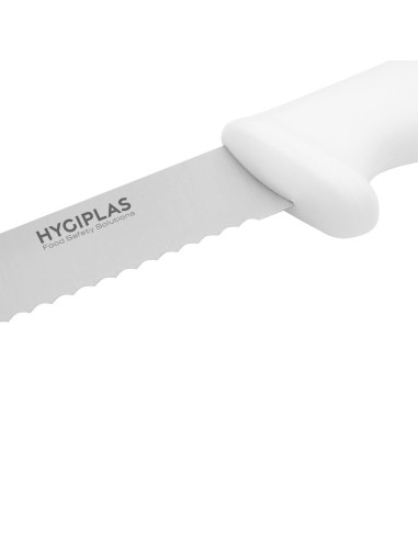 Couteau à pain Hygiplas blanc 203mm - 100g