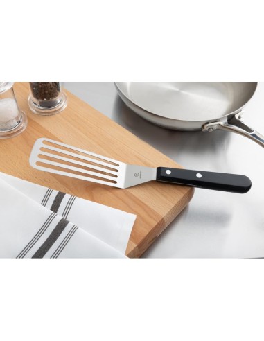 Spatule coudée flexible Wusthof 127 mm - inox noir