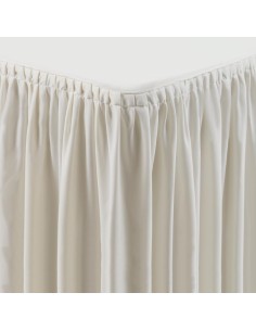 Nappe et juponnage écrus froncé Dena - 1,8 m