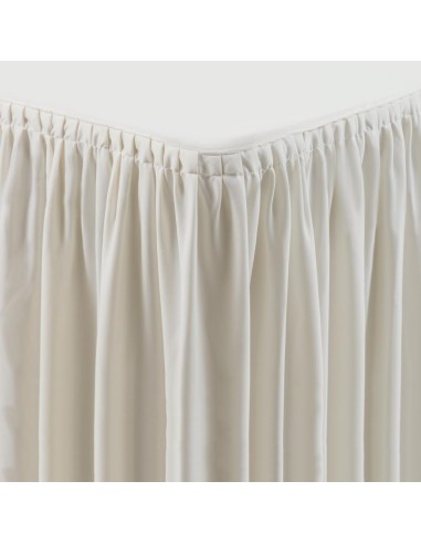 Nappe et juponnage écrus froncé Dena - 1,8 m