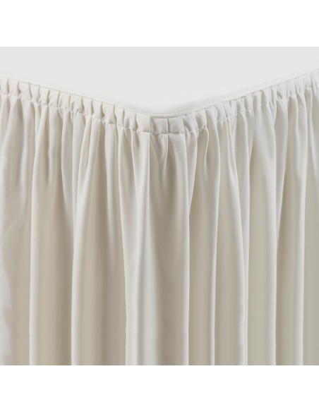 Nappe et juponnage écrus froncé Dena - 1,8 m