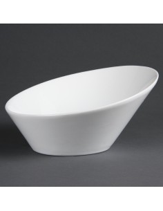Bols ovales Olympia Whiteware 1,05 L - Lot de 3 2
