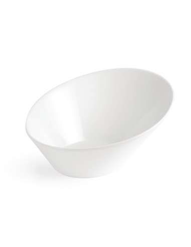 Bols ovales Olympia Whiteware 1,05 L - Lot de 3