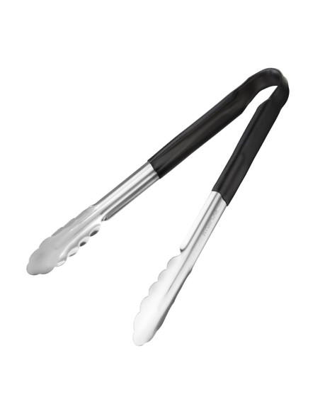 Pince de service Hygiplas 300mm noire - Hygiène pro
